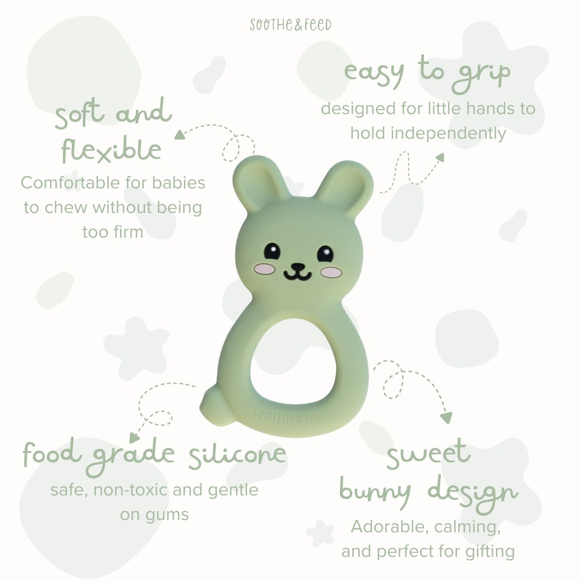 Willow the Bunny Silicone Teether