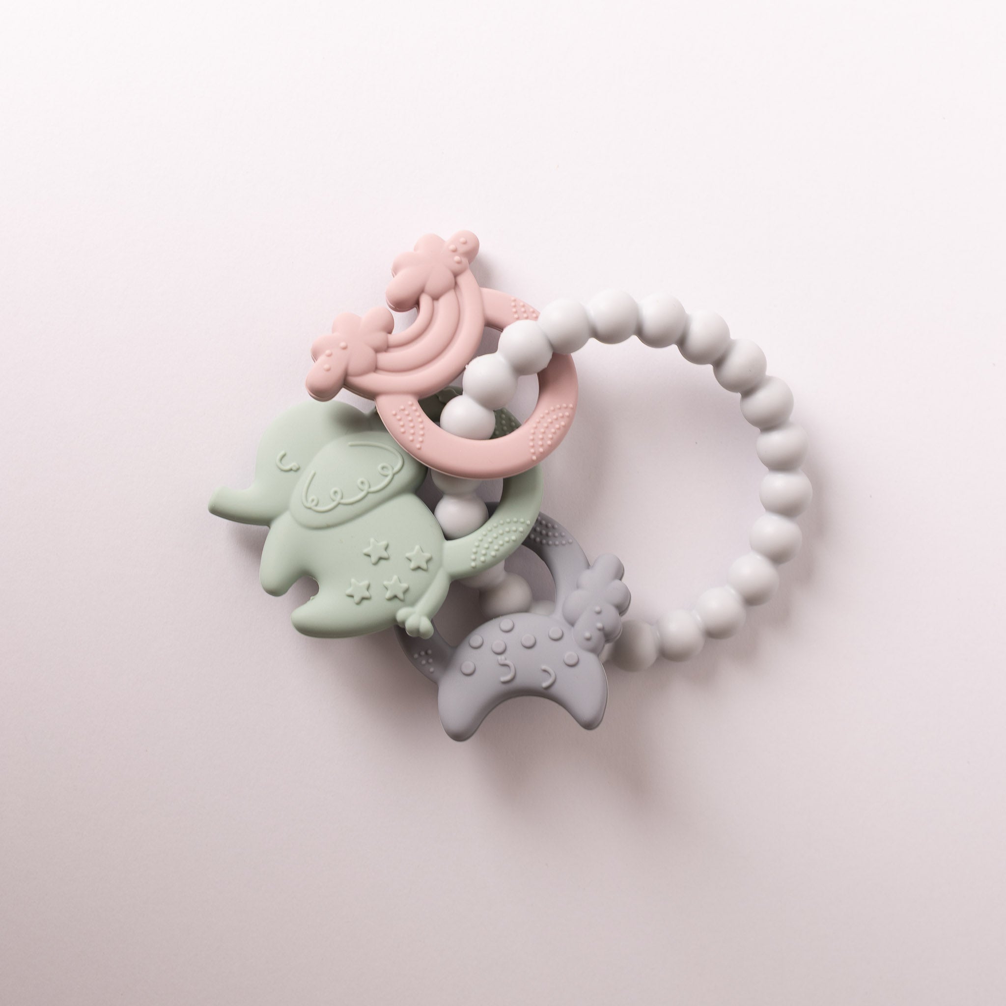 Eli the Elephant Sensory Teether Ring